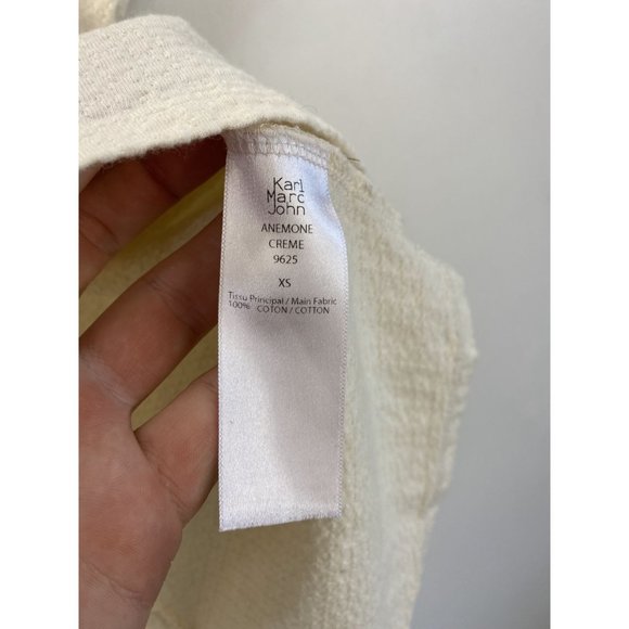 Karl Marc John 100% Cotton Scoop-Neck Tops White - Picture 6 of 6